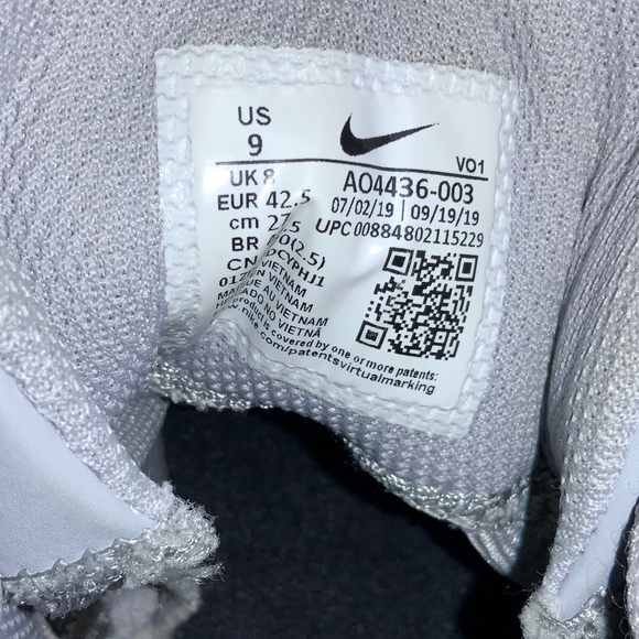 Nike Kyrie Flytrap 2 Wolf Grey sneakers Sz Men’s 9 - Picture 7 of 8